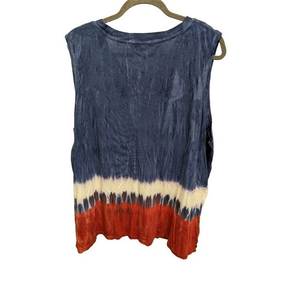 C&C CALIFORNIA Tie Dye Sleeveless Top Women's Size 2X - Picture 2 of 5
